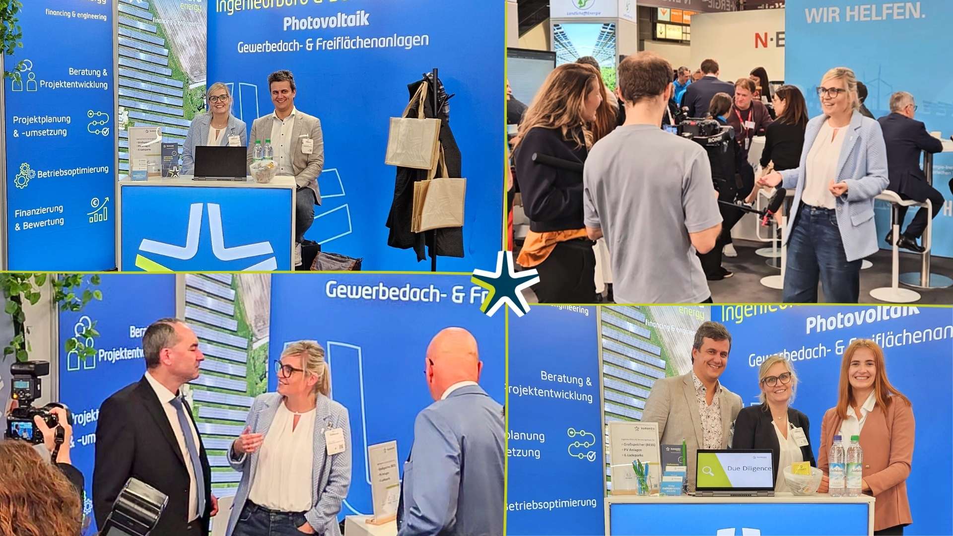 Kumandra Energy glücklich nach einem erfolgreichen Messetag